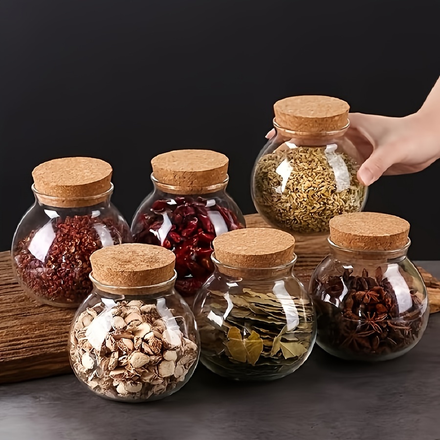 Candle Making Jars With Lids - Boîte de rangement en verre transparent